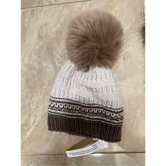 New Free  PeopleāSlopeāStripeāPomāBeanie - Picture 4 of 6